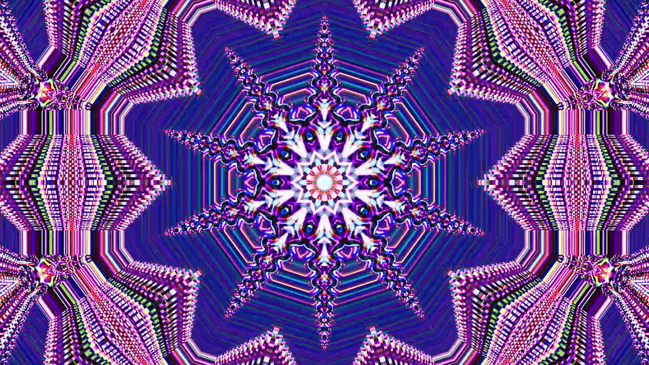 forma de círculo de movimiento de onda de línea, colorido, sobre fondo negro