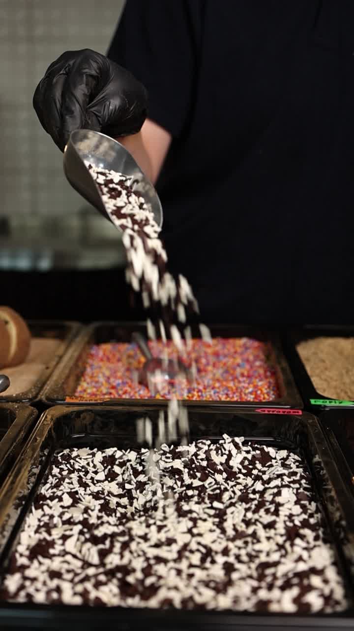 Preparing Dessert Toppings