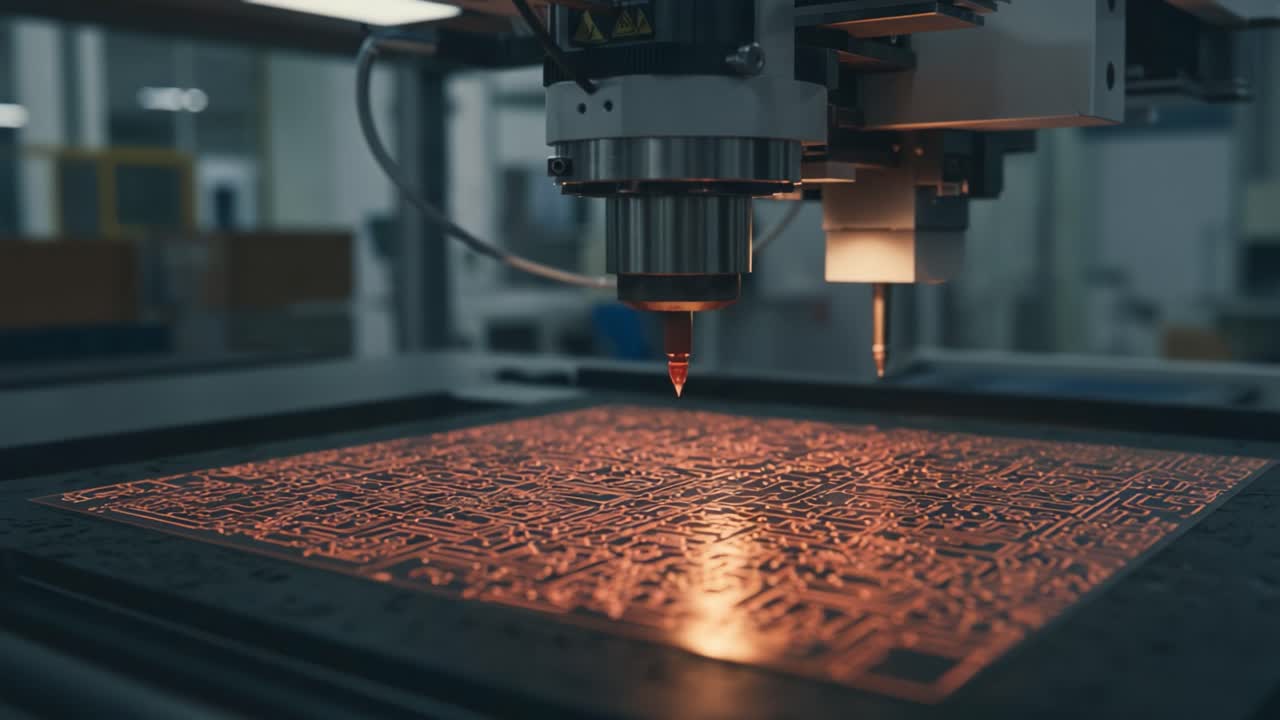 Precision Laser Engraving Process Captured in Two Frames, Showcasing Advanced Technology and Intricate Design on Material Surface