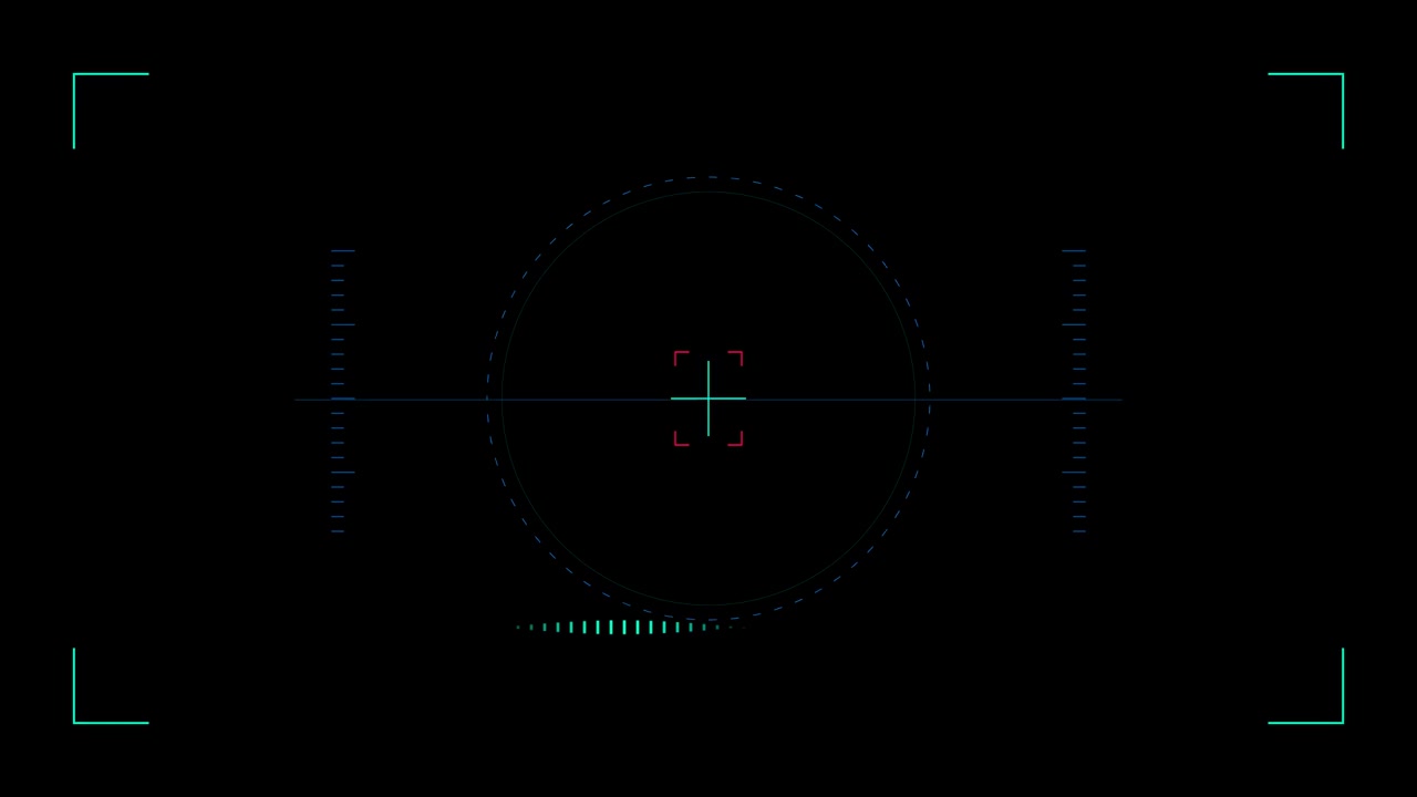 Digital Camera Viewfinder Overlay with Targeting Reticle