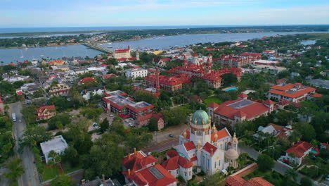 flying from flagler college to matanzas river in st