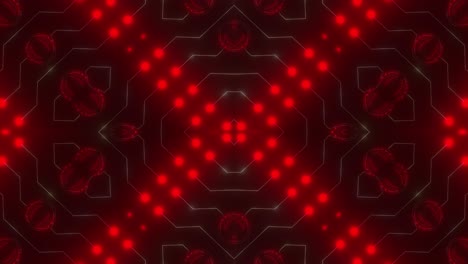 glowing geometric kaleidoscope pattern