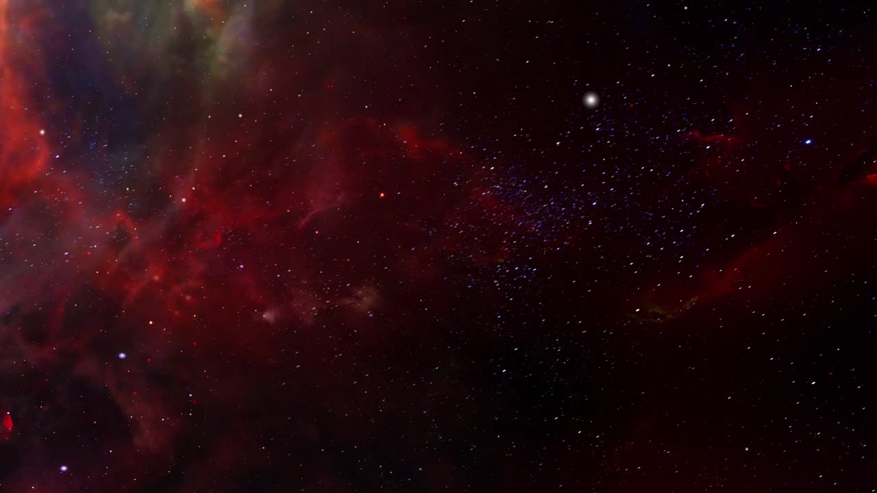 4k nbua, 성운과 우주에 대한 별 필드