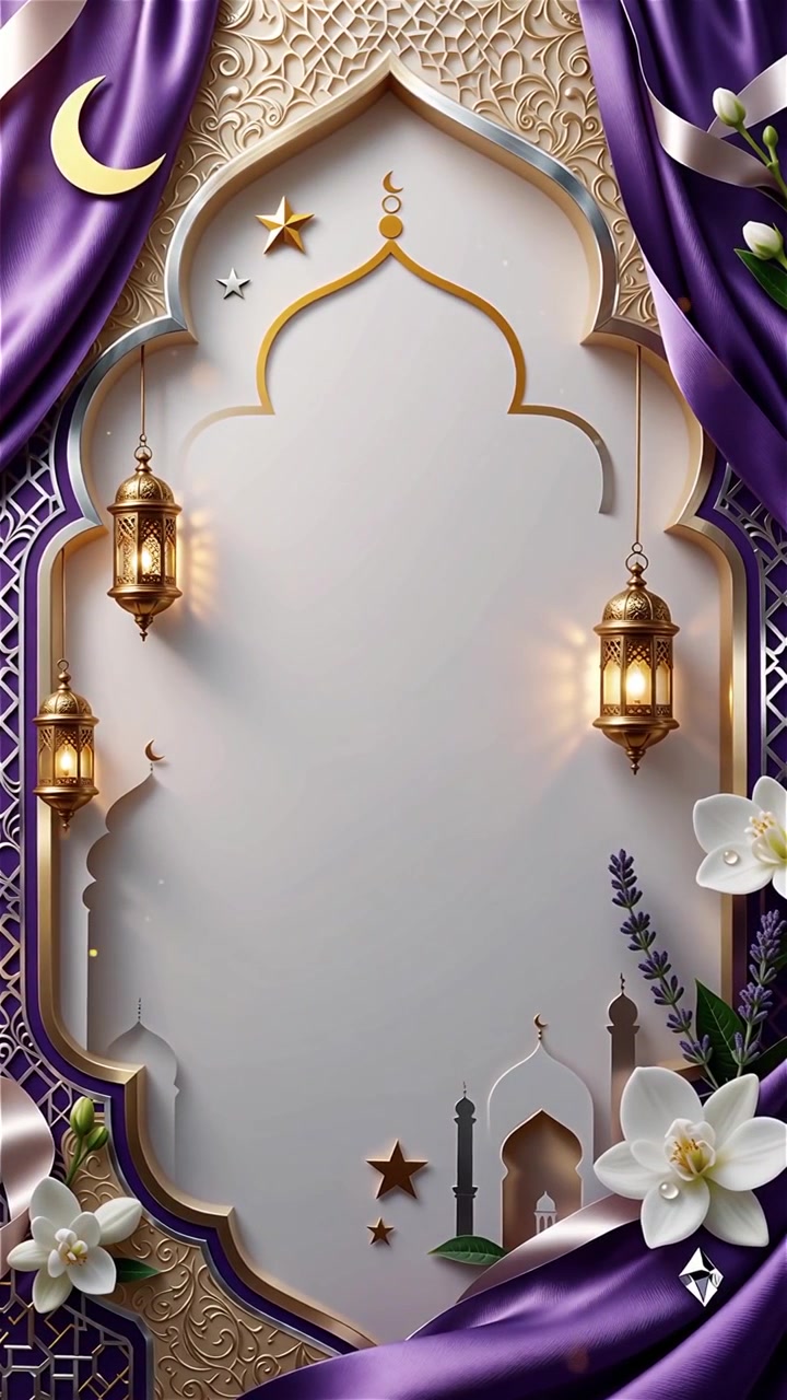 Compleanno del Profeta Maometto Mawlid al-Nabi Sfondo Islamico