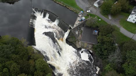 la presa de la central eléctrica del río walden wallkill