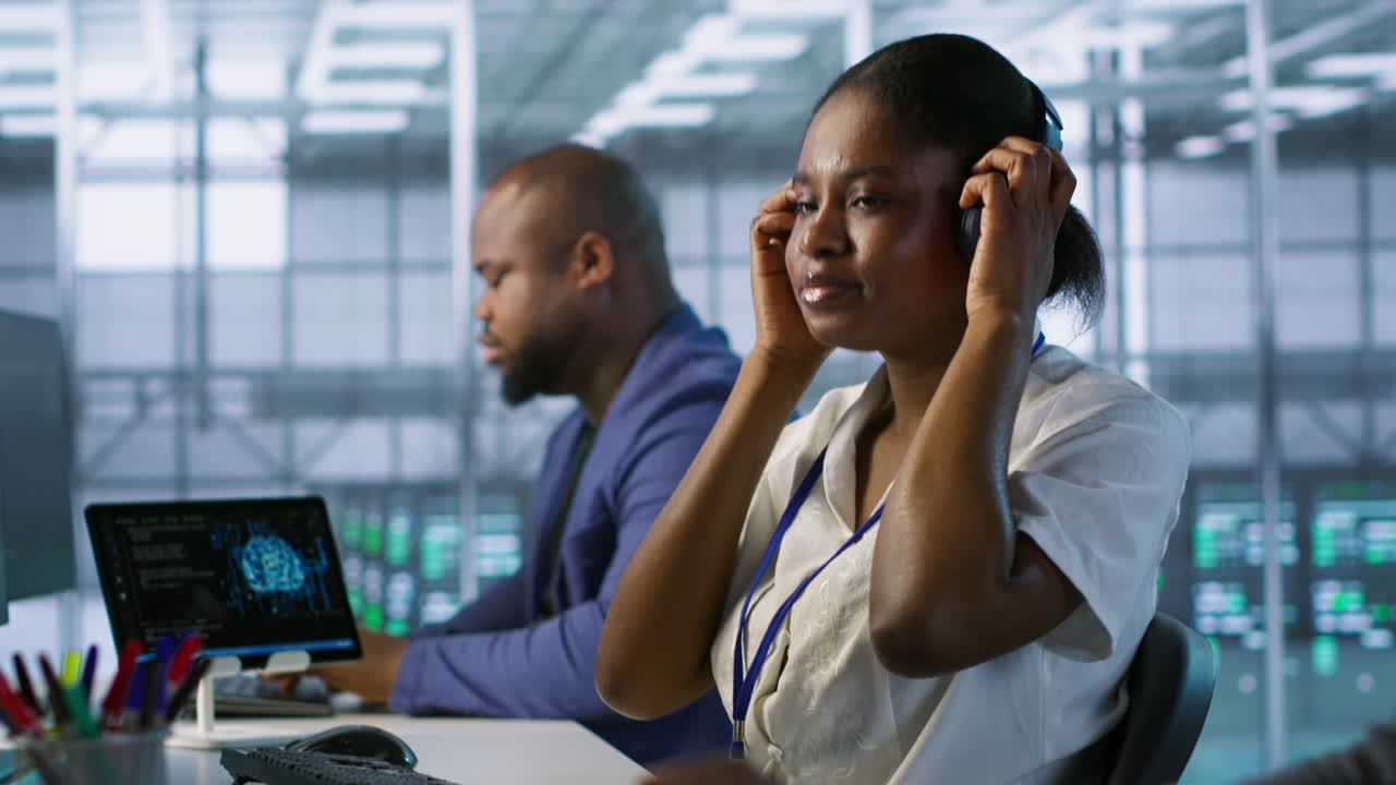Tech Support Team in Data Center