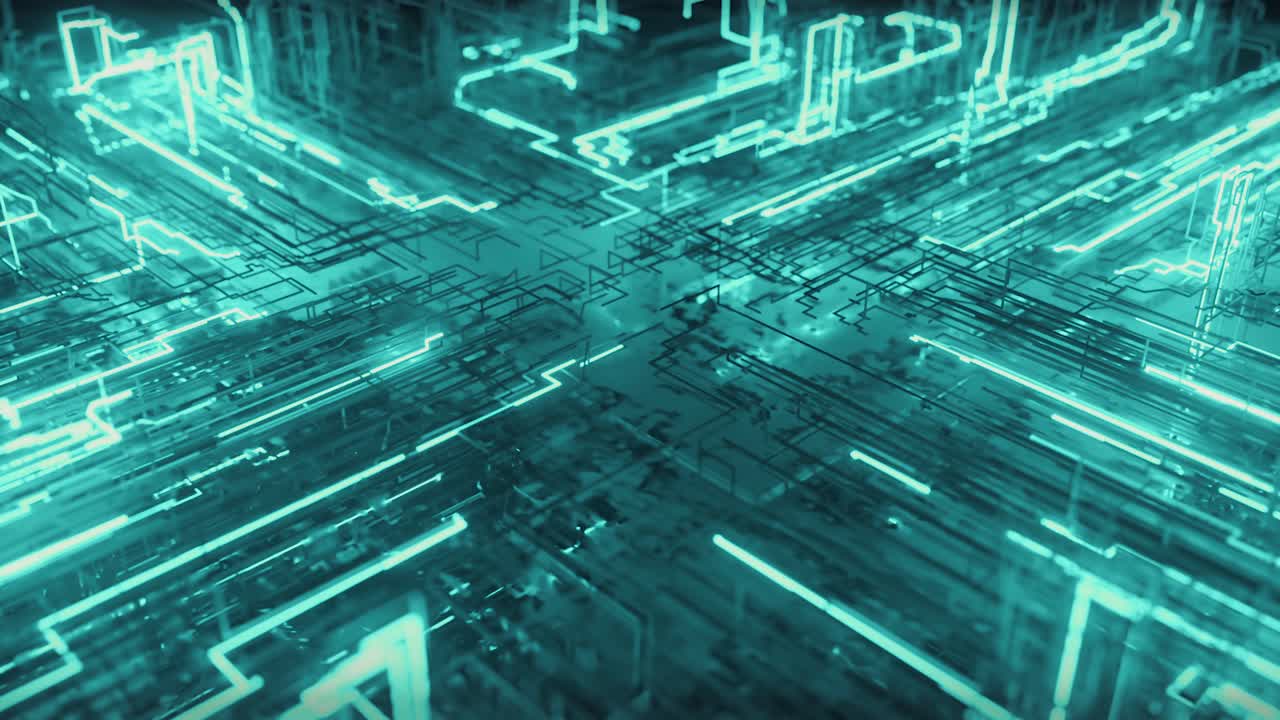 modello di scheda di circuito astratto