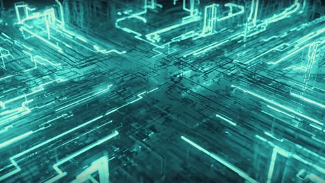 abstract circuit board pattern