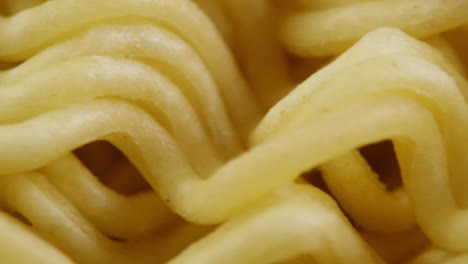 close-up of instant noodles