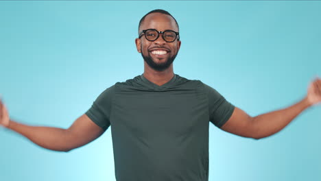 Fitness,-smile-and-a-black-man-kissing-his-bicep