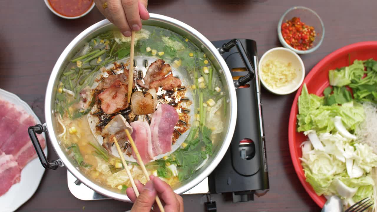 타이 바비큐 구운 돼지고기 또는 무크라 타-2