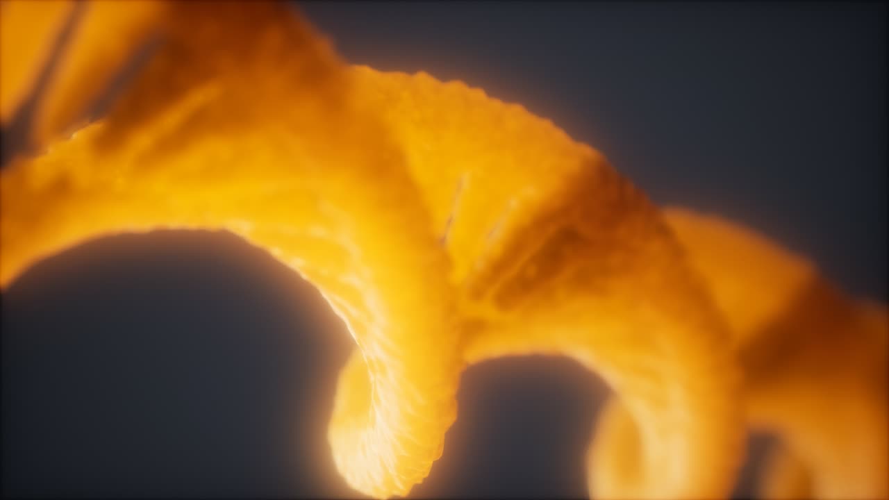 цикличная структура двойной спиральной анимации днк