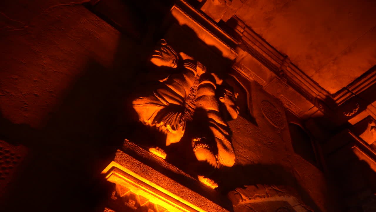 Indian decoration under the ceiling