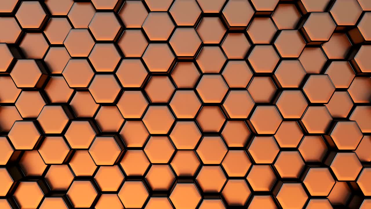 fondo hexagonal abstracto