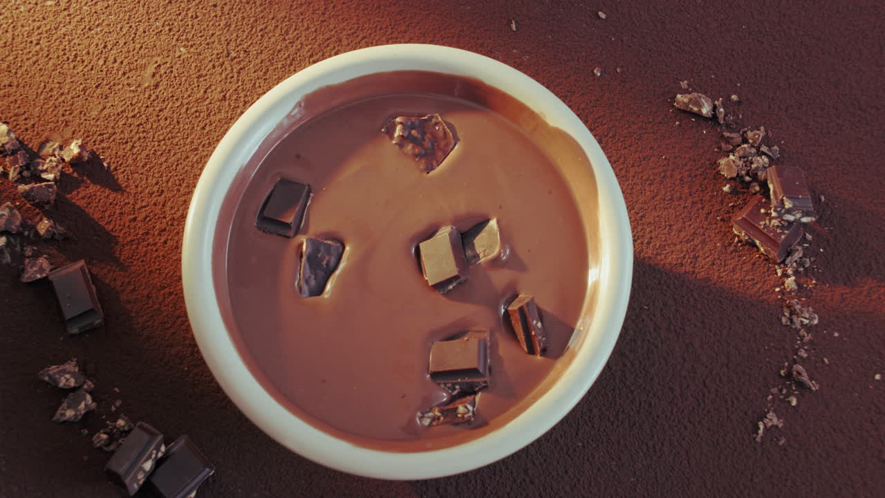 Melting Chocolate in a Bowl