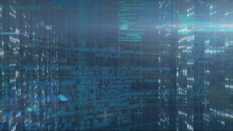 Animation of data processing over computer servers