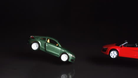 toy cars crashing