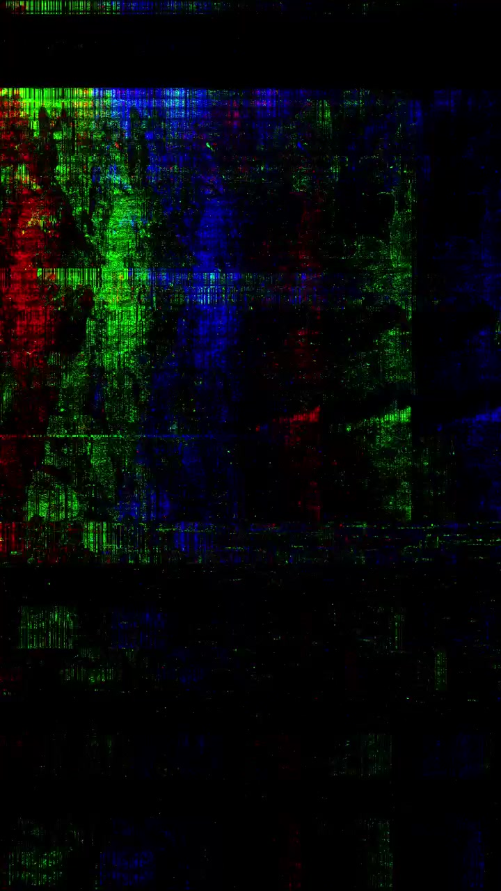 Data band digital corruption glitch bands with digital rain artifacts glitch distortion background