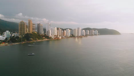 aerial view of rodadero beach