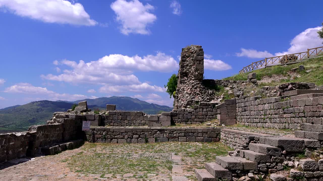 museo del pergamino, las ruinas de una ciudad antigua, turquía, bergama