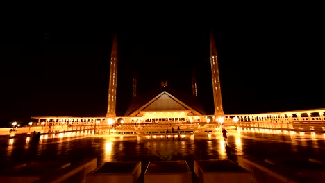 4k islamabad videos, shah faisal mosque is the masjid in islamabad, pakistan. located on the foothills of margalla hills. the largest mosque design of islamic architecture, mosque drone footage