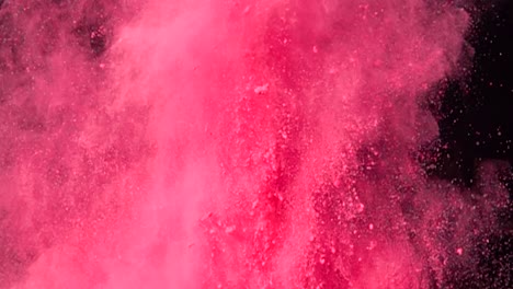 pink powder explosion