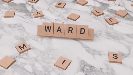 ward-wort auf scrabble