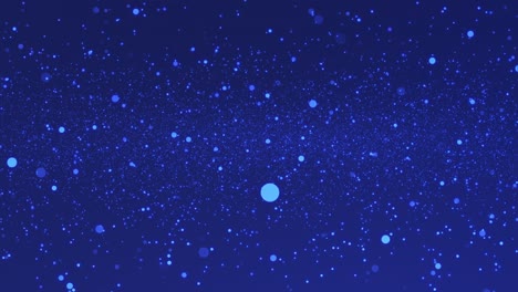 abstract bright floating particles background loop video.
