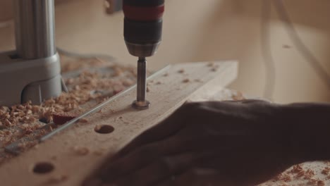 tabla de perforación para carpintería