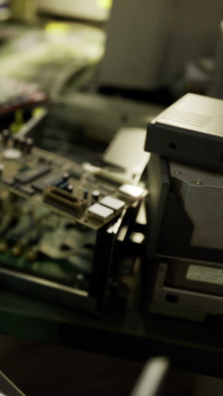 Explorando el intrincado mundo de la electrónica en un ajetreado espacio de taller.