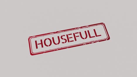 HOUSEFULL-Stamp