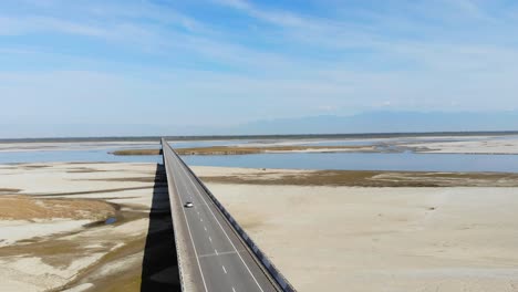 drone shot of dhola sadiya bridge