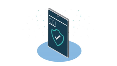 mobile security illustration