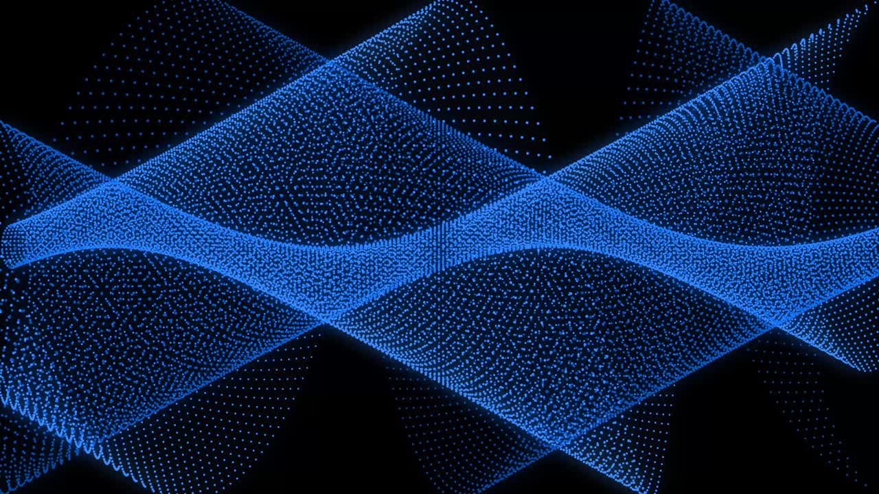 Blue color Dot Shape Pattern animation motion graphics