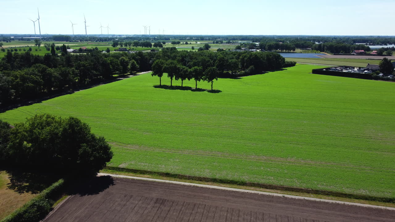 Dutch Countryside Aerial View