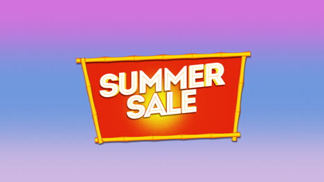 Summer-Sale-on-red-frame-and-purple-gradient