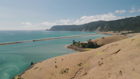 vista del paisaje costero desde arriba