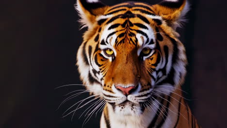 close-up of a tiger
