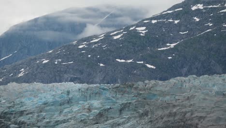 jagged peaks of the mendenhall glacier, alaska