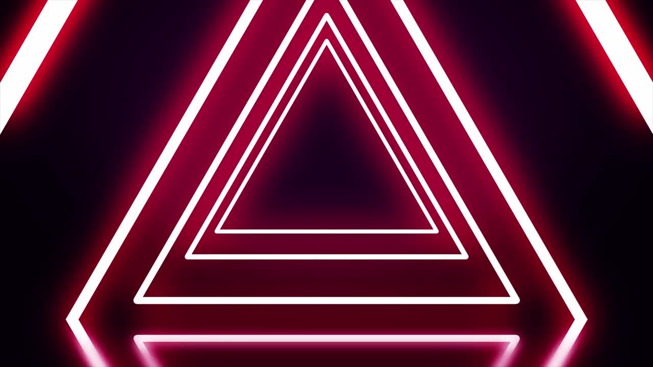 patrón de triángulo de neón abstracto