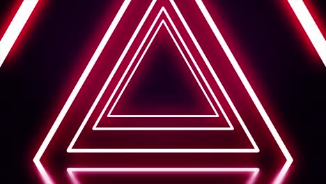 abstract neon triangle pattern