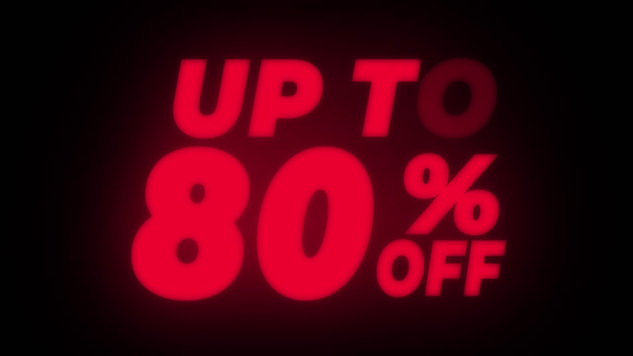 Up To 80% Off Promotion