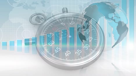 Animation-of-statistics-with-globe-and-stopwatch