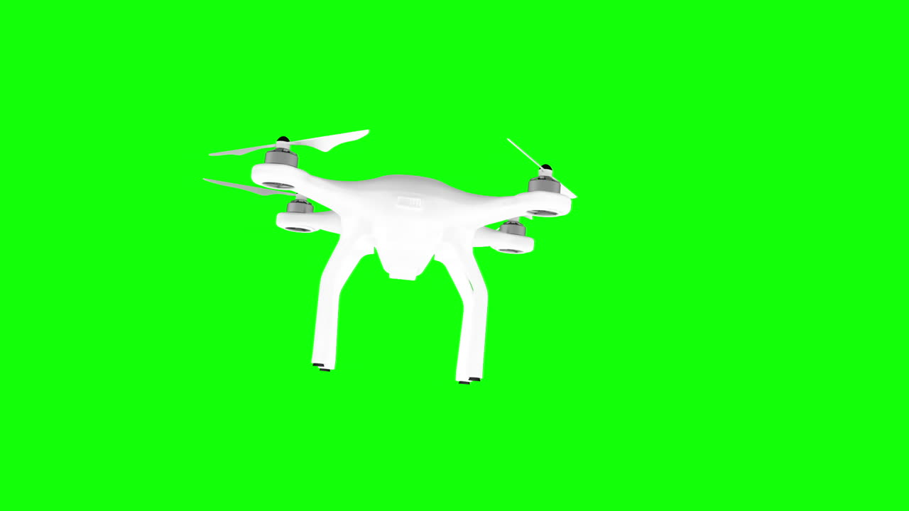 Digitally generated image of drone