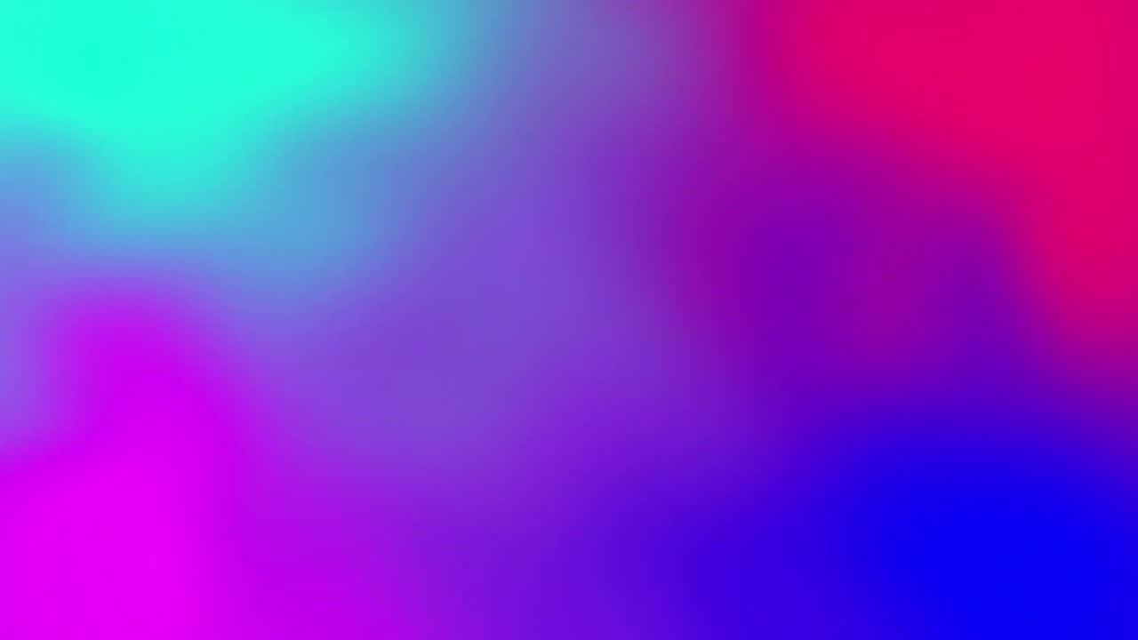 animación de vibrantes formas abstractas púrpuras, azules y rosas en movimiento