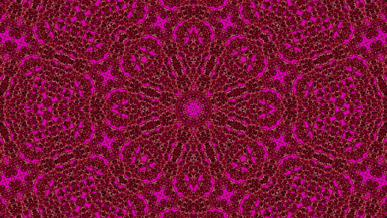 3d en bucle abstracto ornamentado fondo decorativo. hipnótico caleidoscopio de color azul de moda.