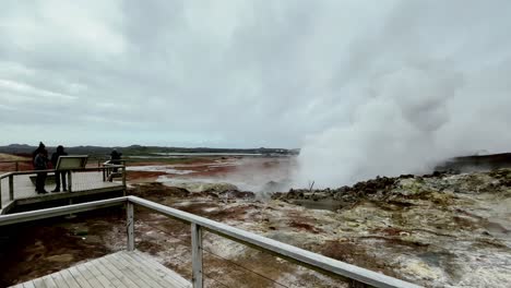 iceland - reykjanes peninsula: bathing in the steamy marvels of gunnuhver's geothermal pools