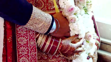 shot-of-bride---groom-with-wedding-flower