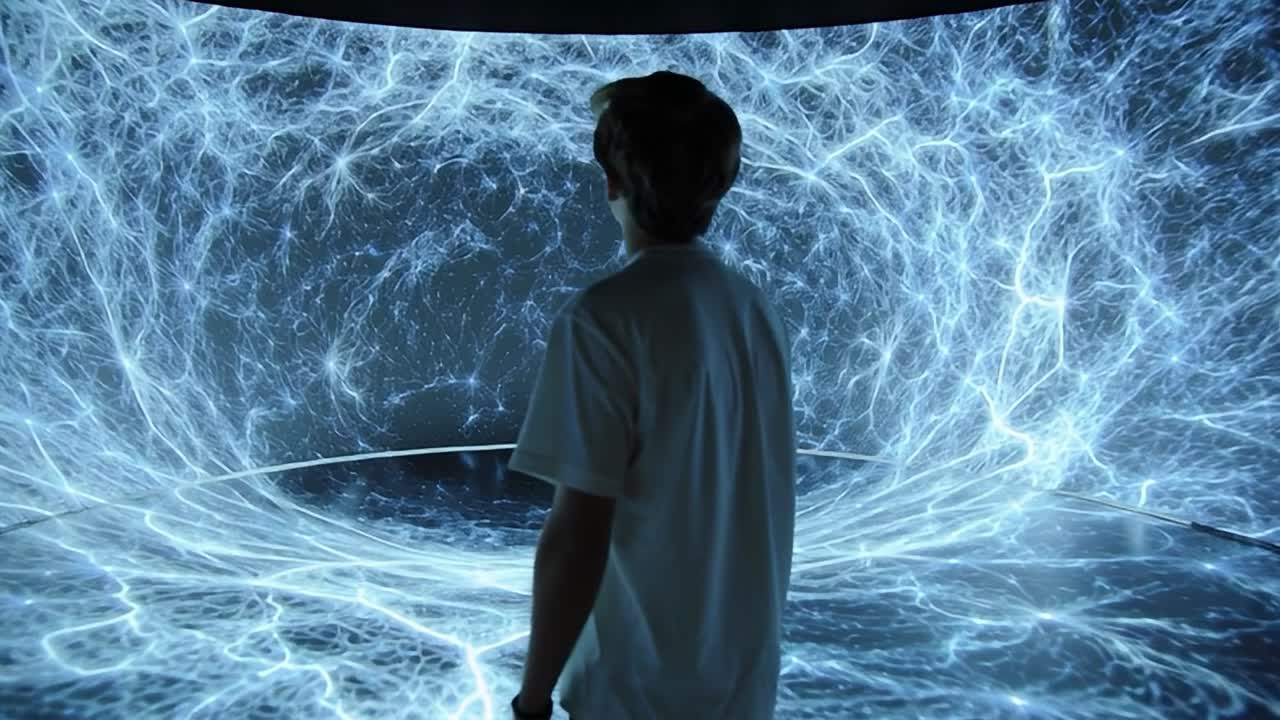 Exploring digital art installation in a sensory experience space