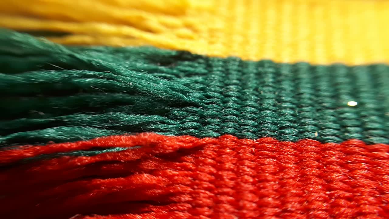 cinta de bandera lituana amarilla, verde y roja-4